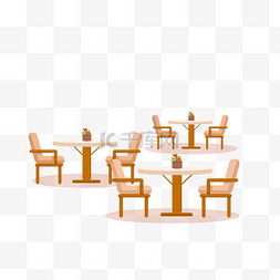 桌子桌椅图片_餐饮桌椅