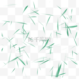 竹叶漂浮图片_绿色漂浮树叶竹叶叶片
