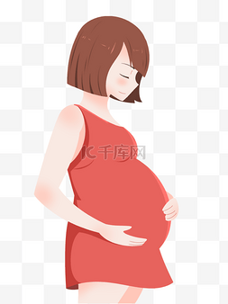 孕妇带娃图片_齐发孕妇