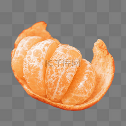 橘子剥图片_橘子水果橙色剥皮