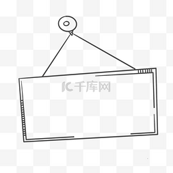 黑白边框手绘图片_黑白手绘边框对话框