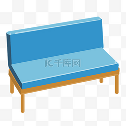 长方形椅子图片_蓝色长方形椅子