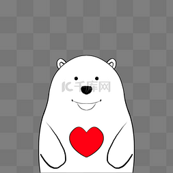 爱心熊图片_可爱爱心熊