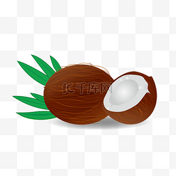 椰子保龄球图片_三亚水果椰子