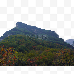 风景图片_自然风景山峰柿子树