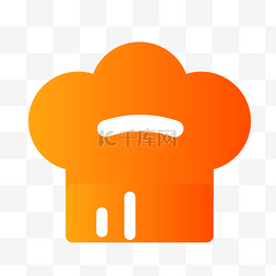 扁平化厨师图片_扁平化厨师帽