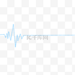 肺炎心电图图片_心电图蓝色线条心跳