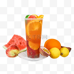 橙汁水果