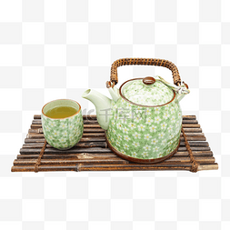 绿色茶具图片_绿色茶具茶壶