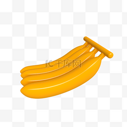 香蕉图片_黄色仿真香蕉