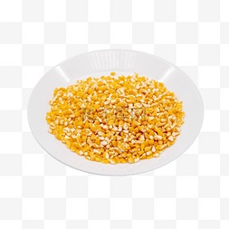 玉米碴粮食谷物实物拍摄