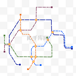 厦门元素图片_彩色厦门路线图