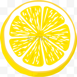 柠檬茶封面图片_手绘柠檬片矢量图