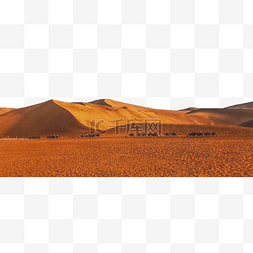 沙漠求生图片_沙漠里的驼队