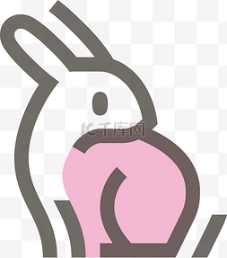 粉色小兔子
