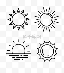 太阳自然商务图标
