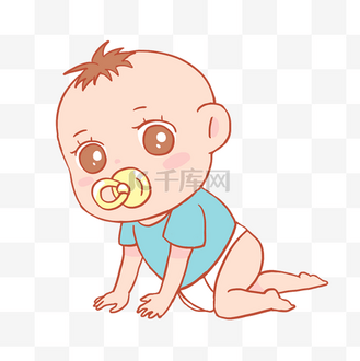 爬行宝宝卡通图图片_爬行宝宝卡通图素材-爬行宝宝卡通图图片大全-千