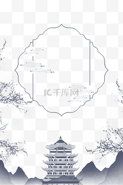 新中地产图片_后现代中国风边框