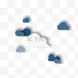 云朵漂浮免抠素材图片_春天夜色云朵PNG免抠素材