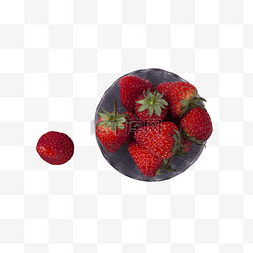 诱人的草莓图片_香甜可口美味多汁的草莓