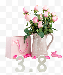 三八节妇女节礼盒玫瑰花