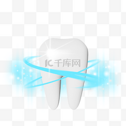 牙科广告图片_口腔护理广告三维牙齿