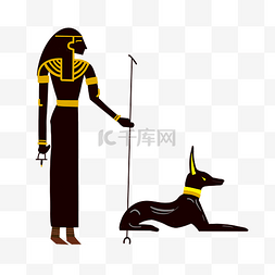 女性埃及人像