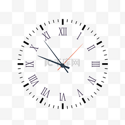 时间钟表刻度图片_黑色钟表