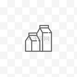 牛奶图图片_卡通盒装牛奶图标免扣图