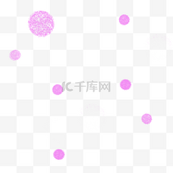 圆球活动漂浮图片_紫色创意圆球漂浮元素