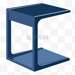 创意蓝色桌子