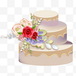 婚礼节日鲜花蛋糕