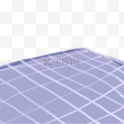厚的床单图片_紫色方格创意床单元素