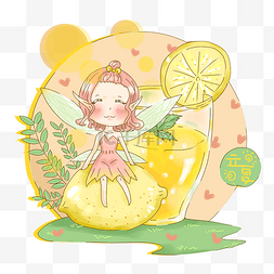 十二节气立夏唯美创意插画PNG