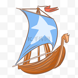 航海船图片_一艘实木帆船插图