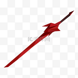 红色宝剑图片_红色宝剑装饰