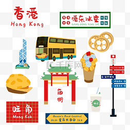香港图片_城市旅行贴纸
