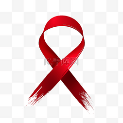 预防艾滋病标志图片_3d艾滋病红丝带3d元素
