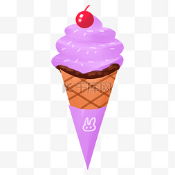 香芋冰淇淋图片_香芋冰淇淋小吃