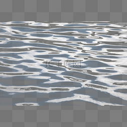 渐起的湖水面图片_白色水面波纹