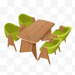 木质餐桌桌椅