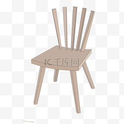 创意木质椅子图片_创意木质椅子插画