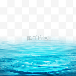蓝色水面图片_大海水波纹