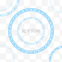 蓝色科技光圈图片_蓝色科技线圈