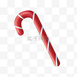 艳丽冬季圣诞红白色拐杖糖装饰
