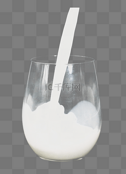 一杯牛奶饮料