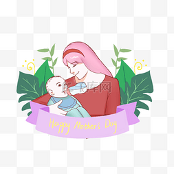妈妈和宝宝温馨图片_母亲节之妈妈给宝宝喂奶
