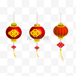 中国风俗图片_新年灯笼风俗中国红