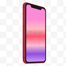 手机侧图片_iPhone11手机红色侧屏