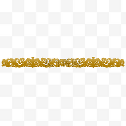 古典欧式金色花纹